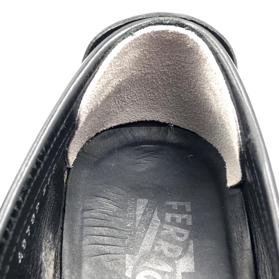 SALVATORE FERRAGAMO 8EEE ローファー ガンチーニ 黒