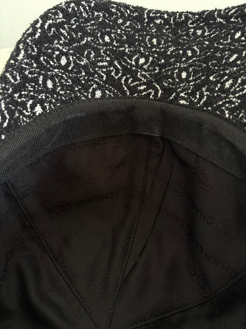 2025 ココビーチ　chanel シャネル　キャップ　帽子　総柄　ココマーク