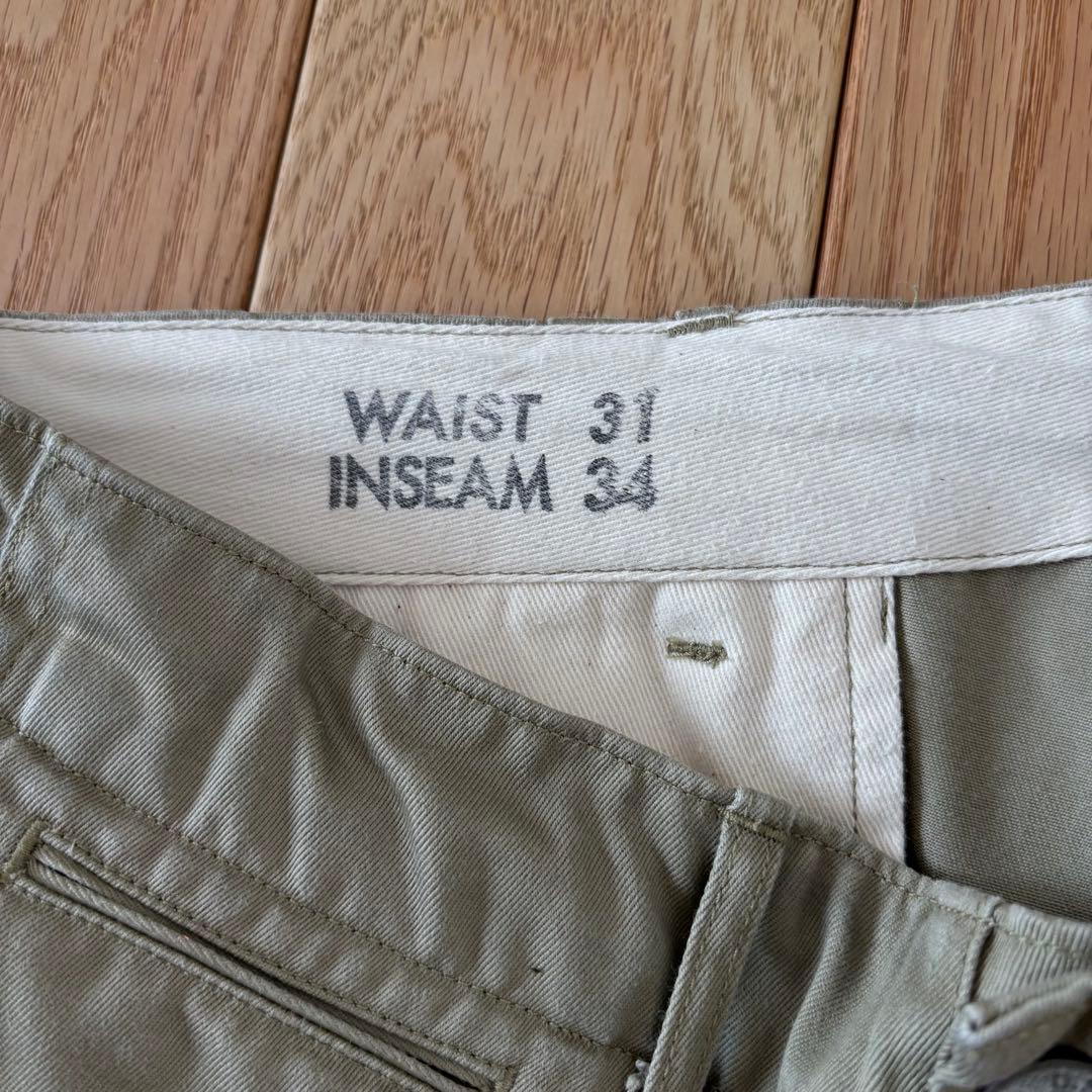 BUZZRICKSON'S バズリクソンズ　チノパン　1942 41カーキ