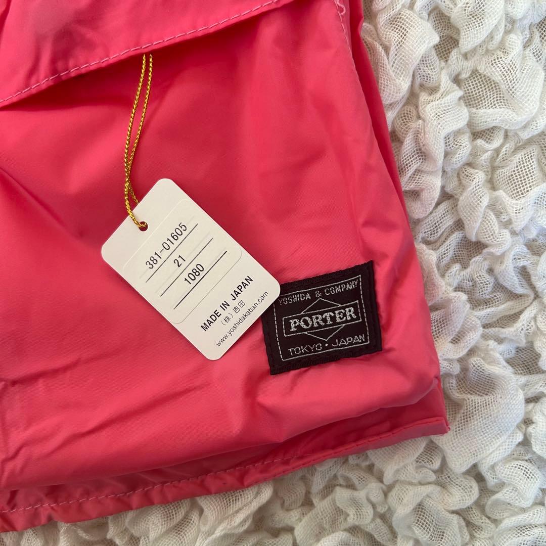 新品タグ付　PORTER GROCERY BAG グロサリー バッグ　ピンク