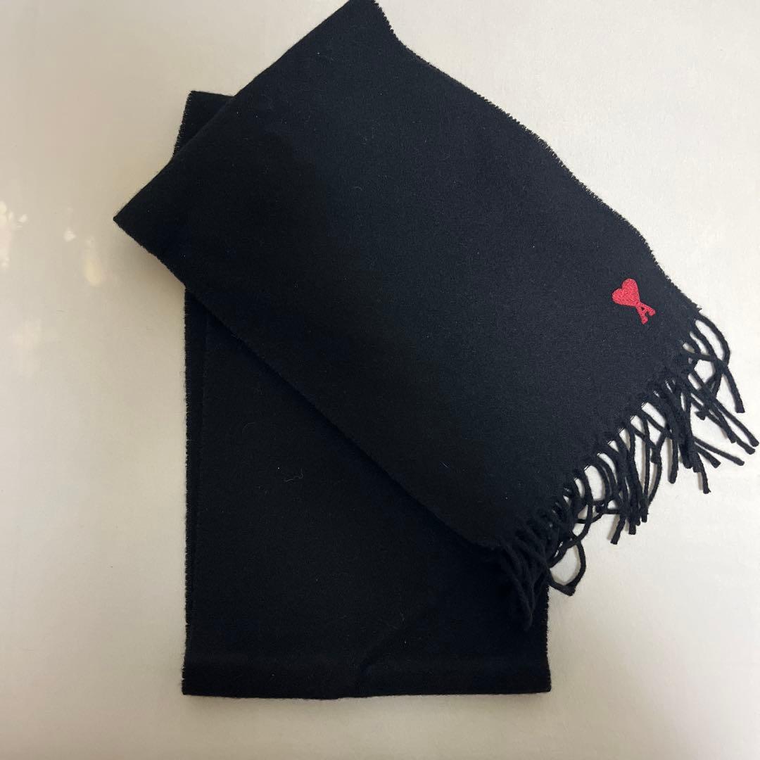 【R】アミパリス　マフラー　黒