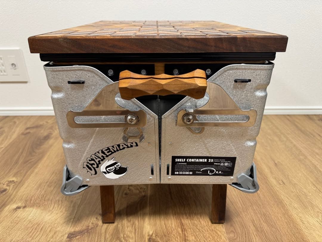 シェルフコンテナ フルカスタム シェルコン 25 スノーピーク peak