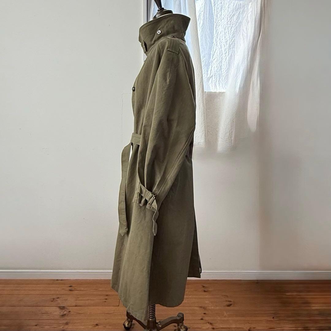 フランス軍 モーターサイクルコート 50s-60s ヴィンテージ カーキ