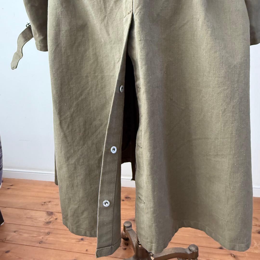 フランス軍 モーターサイクルコート 50s-60s ヴィンテージ カーキ