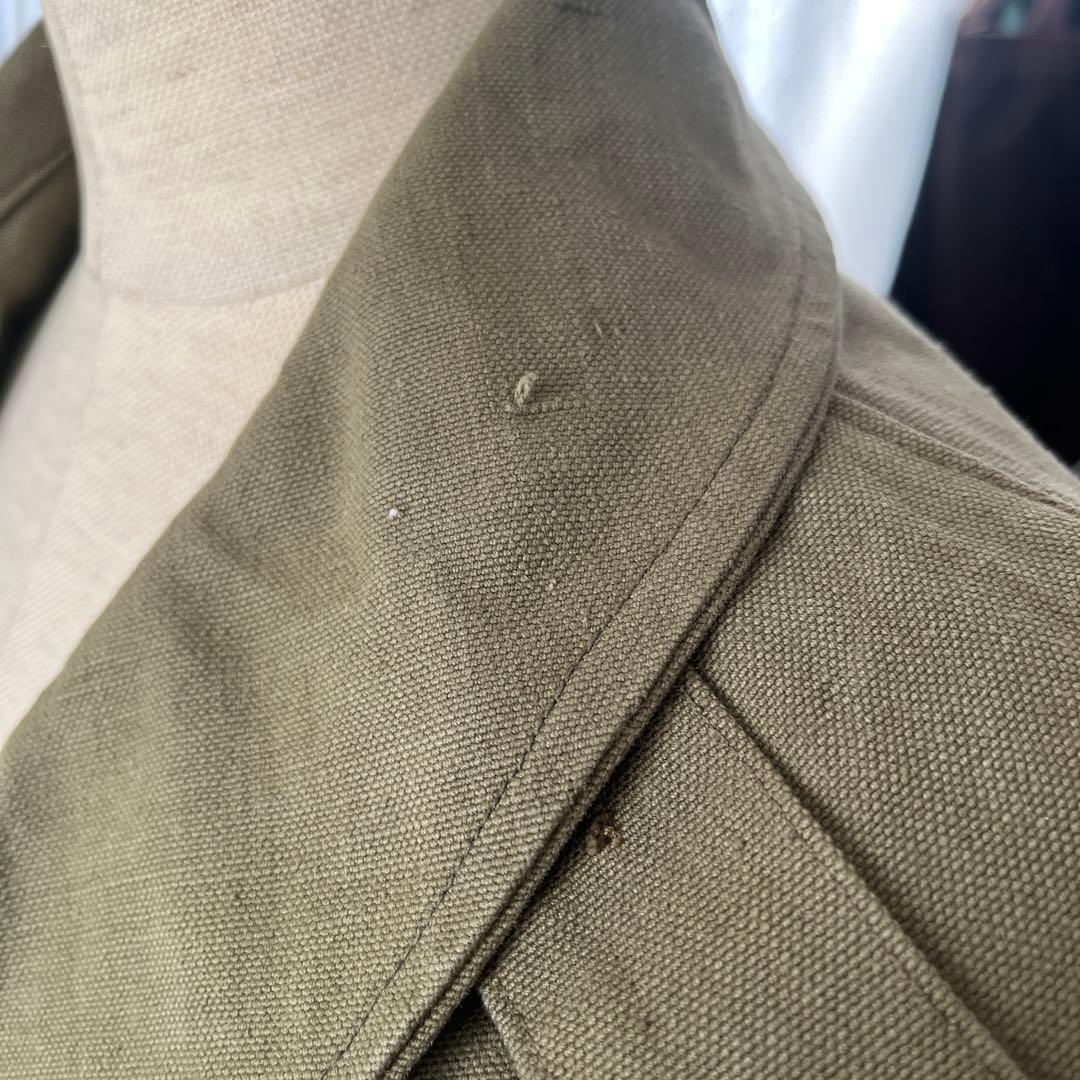 フランス軍 モーターサイクルコート 50s-60s ヴィンテージ カーキ