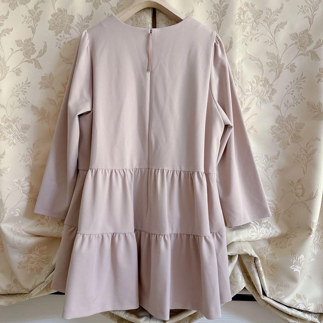 美品 大きいサイズ ローズティアラ フリル チュニック