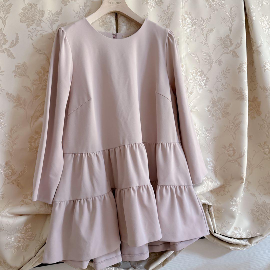 美品 大きいサイズ ローズティアラ フリル チュニック