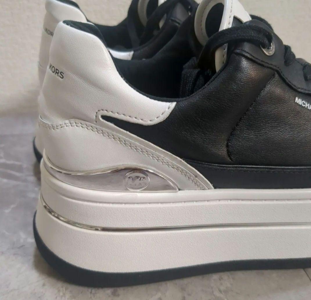 マイケルコース スニーカー 厚底 レザー HAYES プラットフォーム美品