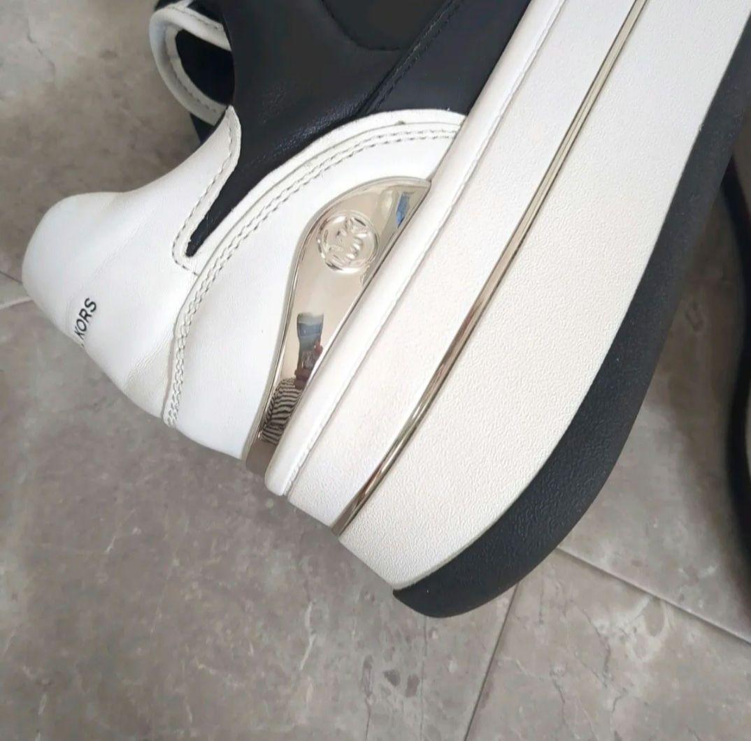 マイケルコース スニーカー 厚底 レザー HAYES プラットフォーム美品