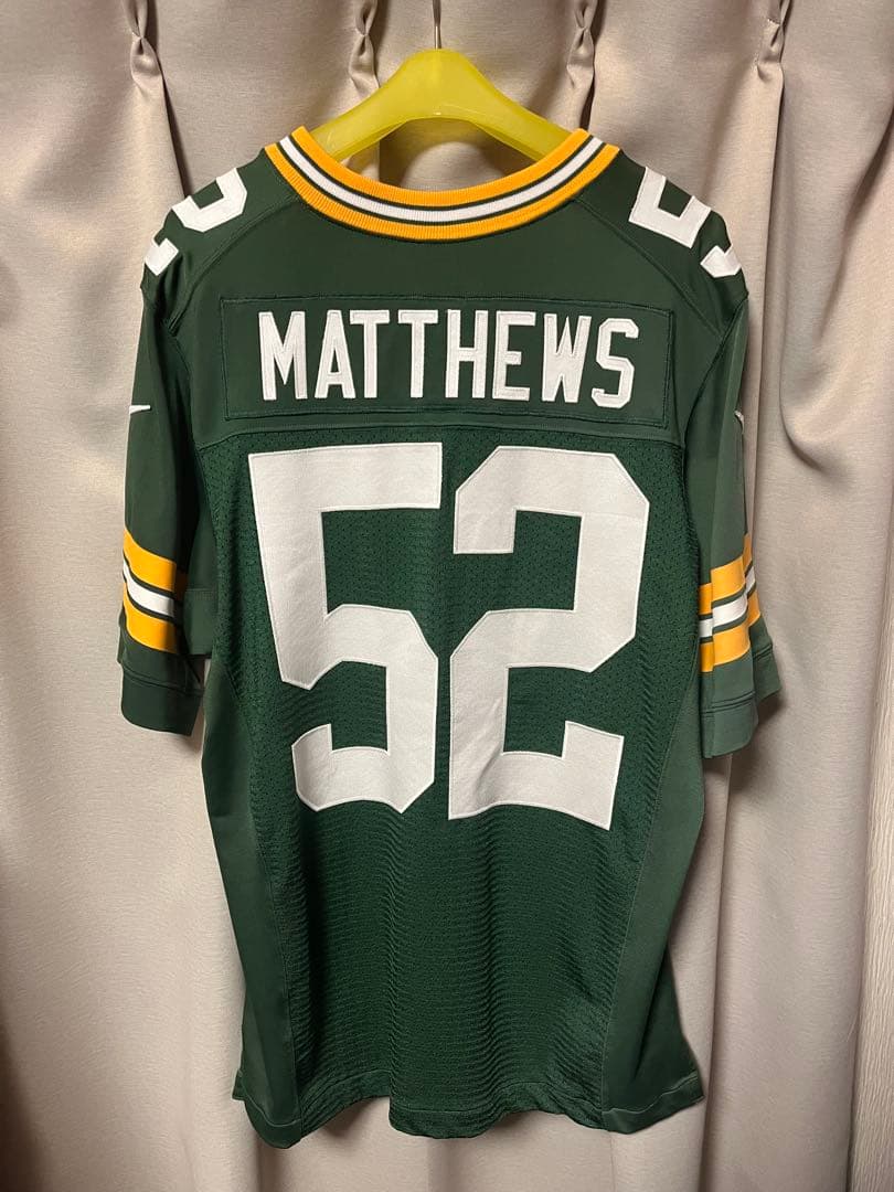 グリーンベイ・パッカーズ クレイ・マシューズ 52番 試合仕様モデル