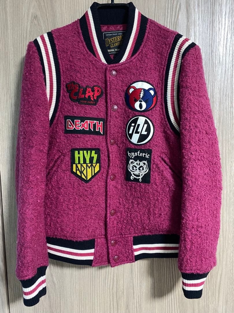 ヒステリックグラマー スタジャン シアリング ピンク Mサイズ