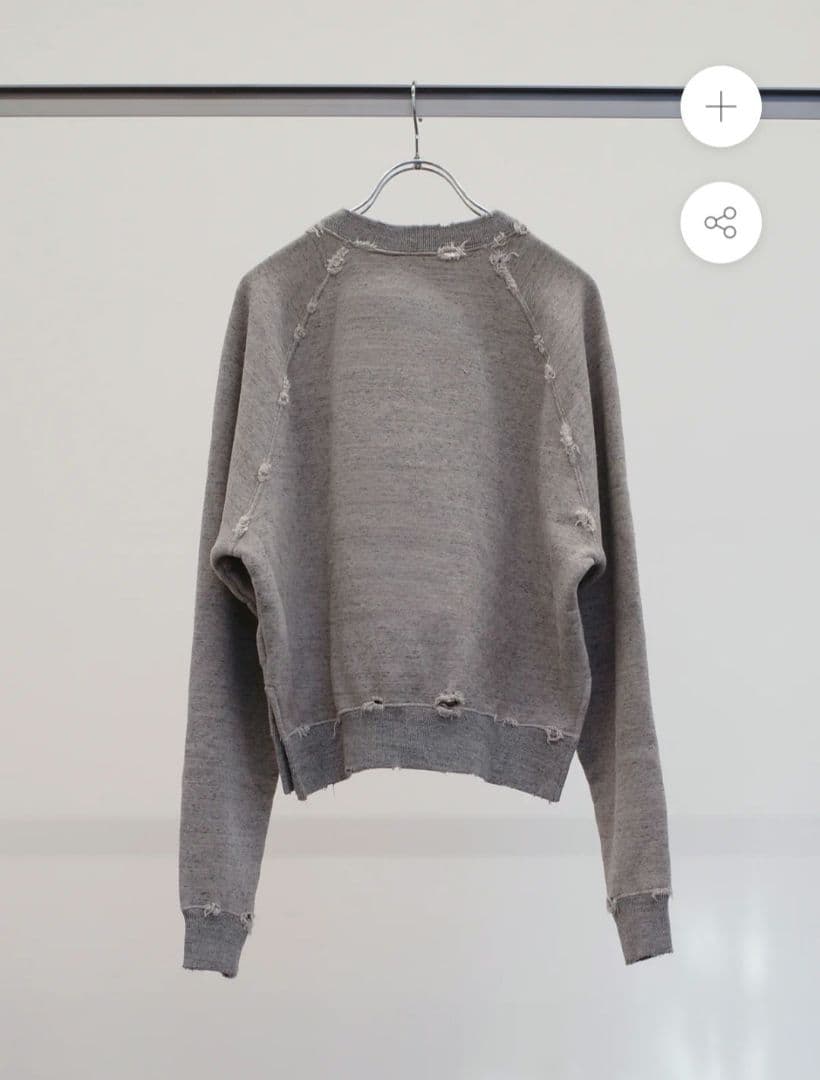 トップス suu LON TWO SIDE SWEATSHIRT #03