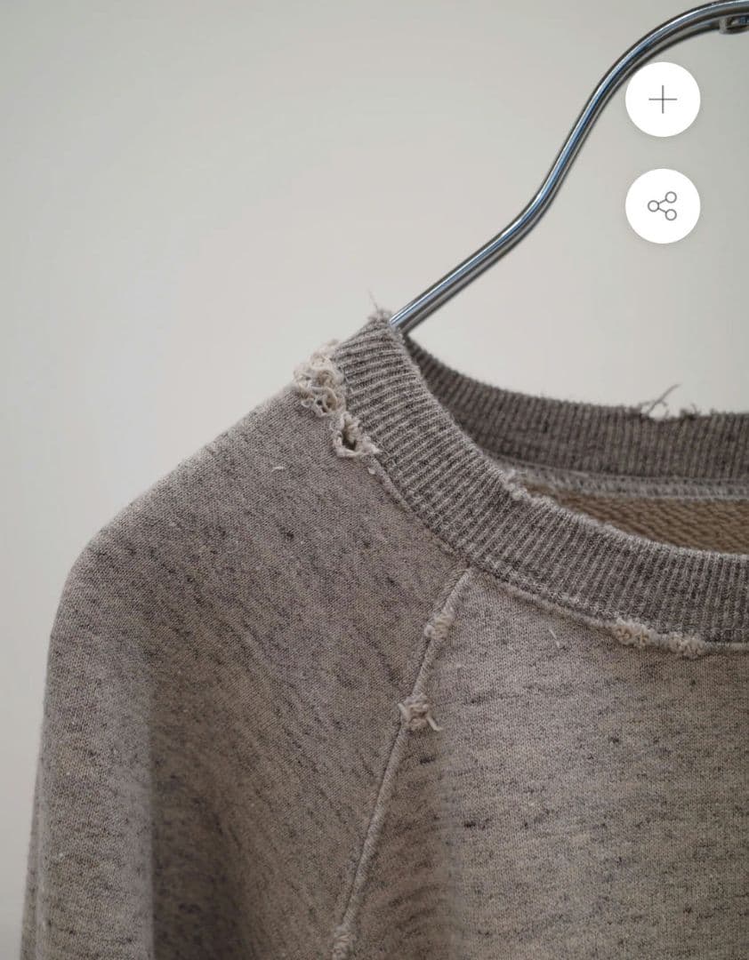 トップス suu LON TWO SIDE SWEATSHIRT #03