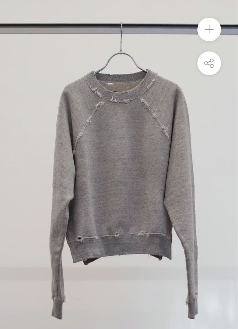 トップス suu LON TWO SIDE SWEATSHIRT #03