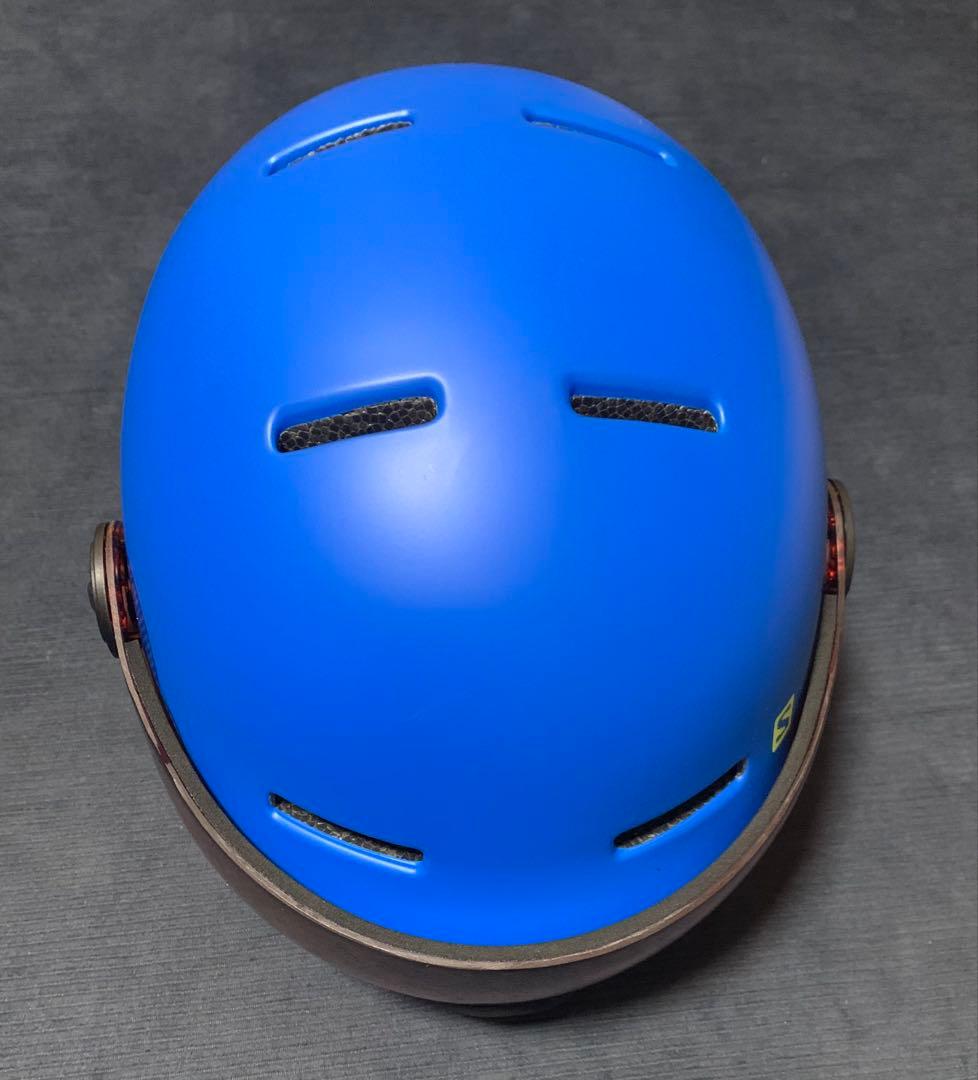 SALOMON ヘルメット キッズS（49〜53cm）使用数回／モリスポ袋付