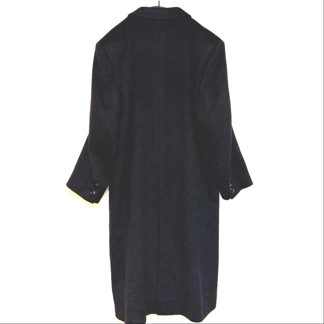 美品ヘルノ ダブルチェスター ロングコート　カシミヤ シルクスカーフ herno