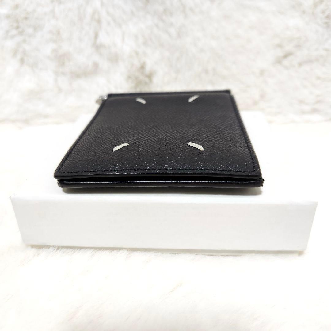 極美品　国内正規品✨マルジェラ　マネークリップ　折り財布　ステッチ　レザー