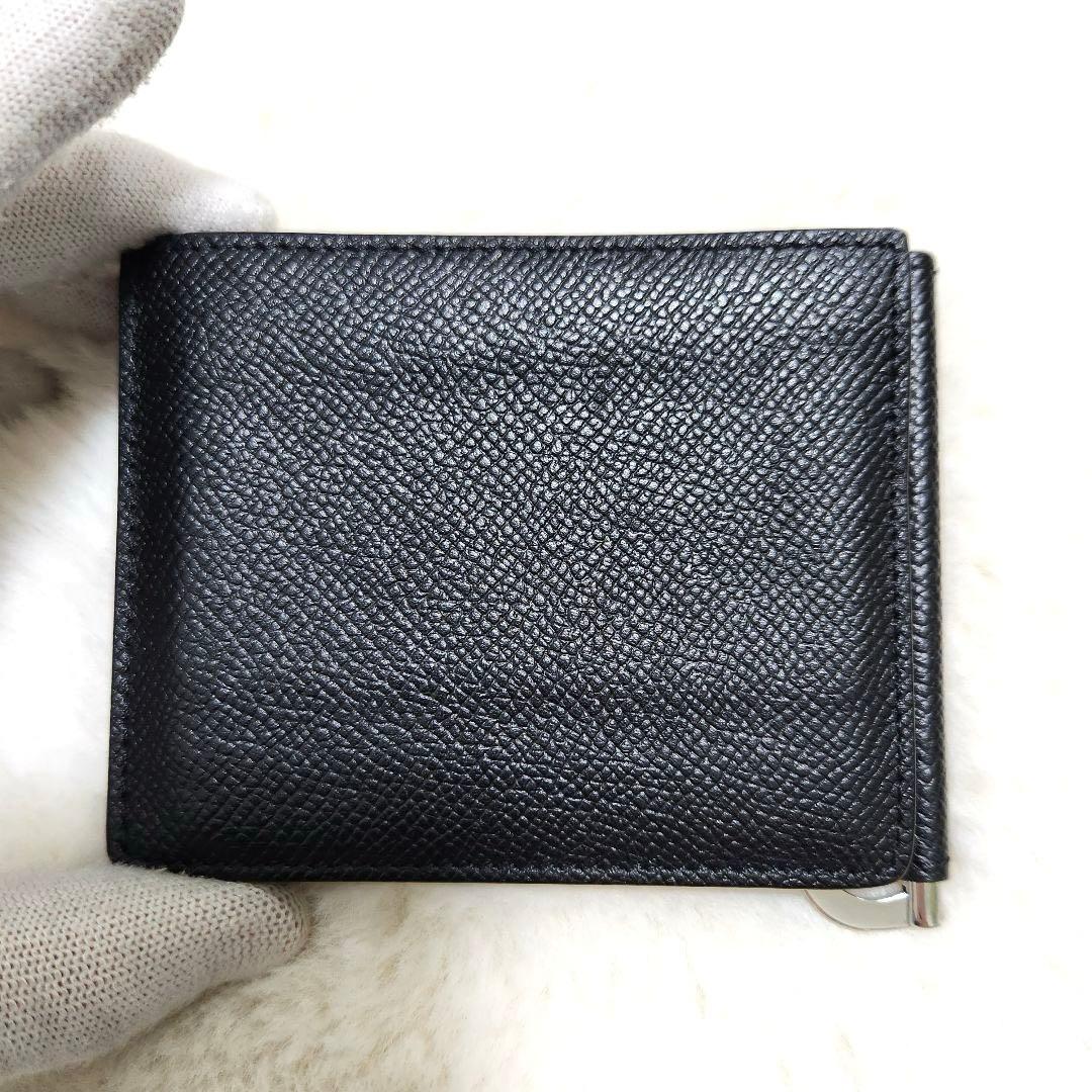 極美品　国内正規品✨マルジェラ　マネークリップ　折り財布　ステッチ　レザー
