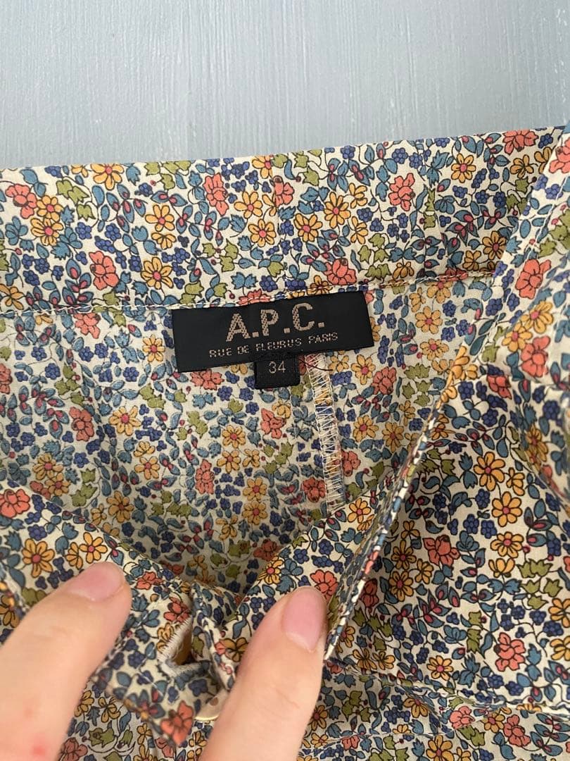 こぽんA.P.C. ×リバティサロペット フラワーコンビネゾンお値下げ可