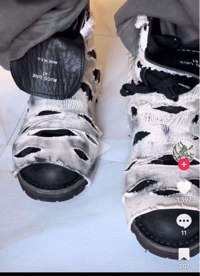 future archiveカスタムブーツ y2k ポーカーズ 11747391