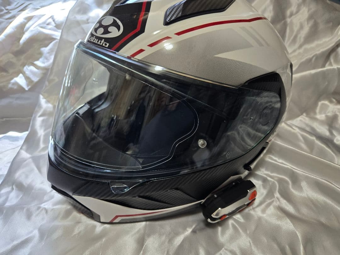 OGK カブト リュウキ RYUKI BEAM XL インカム付き 内装洗浄済み