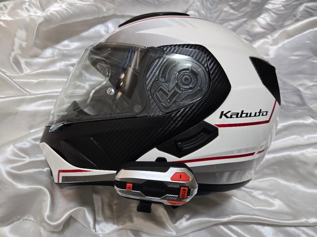 OGK カブト リュウキ RYUKI BEAM XL インカム付き 内装洗浄済み