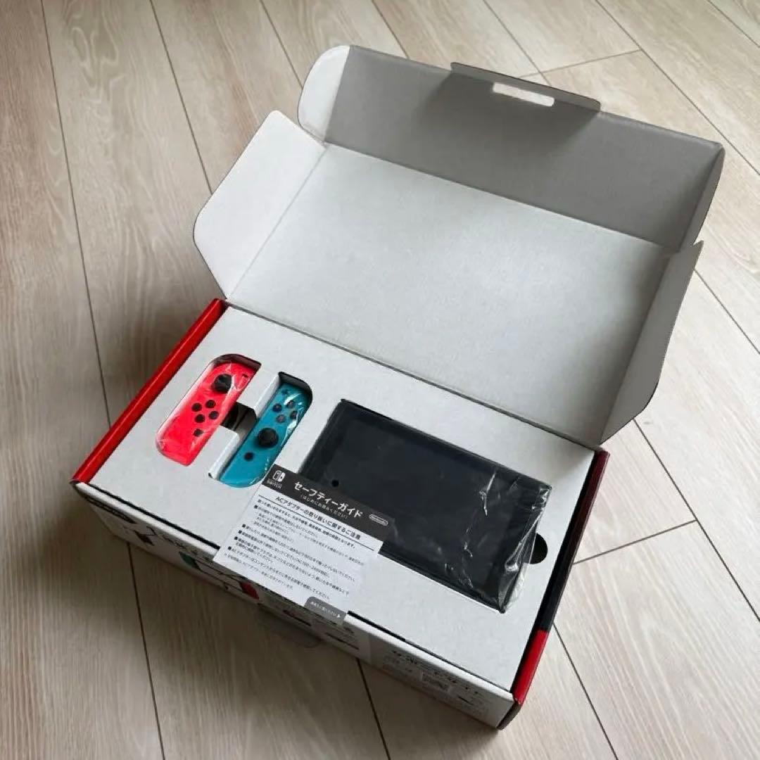 値下中❗️美品NintendoSwitch本体ネオンレッド/ネオンブルー付属品完備