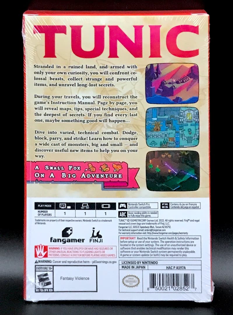 Tunic Deluxe Edition チュニック スイッチ Switch
