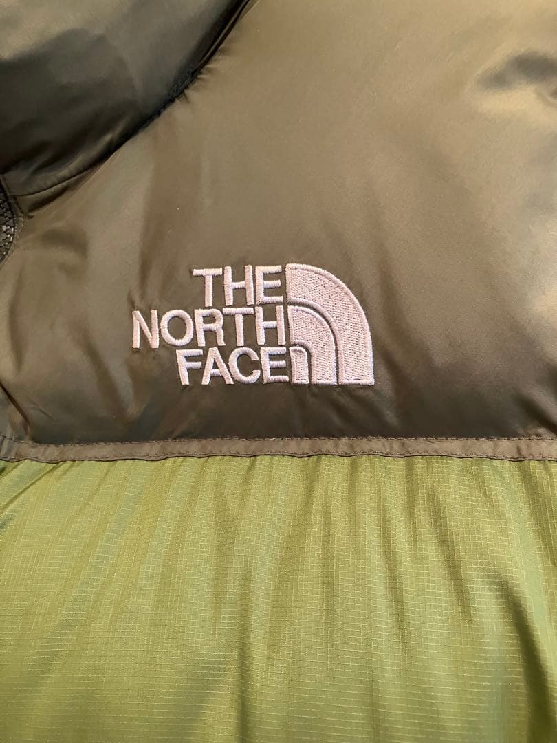 THE NORTH FACE ダウンベスト オリーブグリーン　ノースフェイス