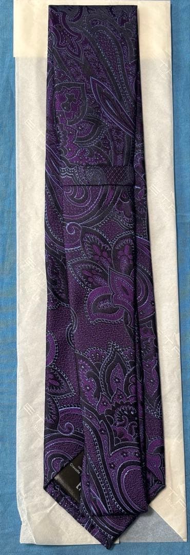 ETRO ペイズリー柄 シルクネクタイ