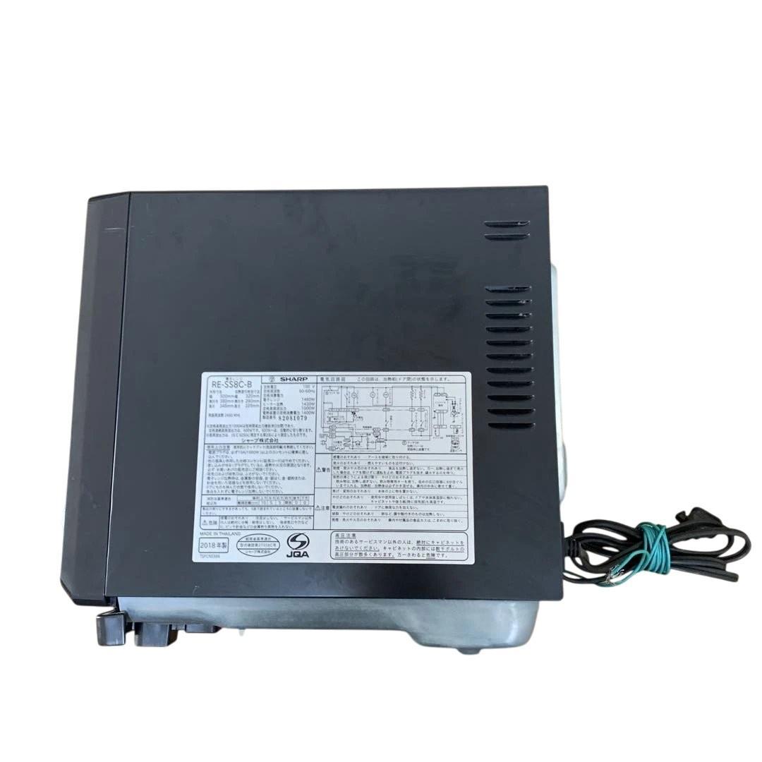 SHARP 過熱水蒸気オーブンレンジ 23L ブラック RE-SS8C-B