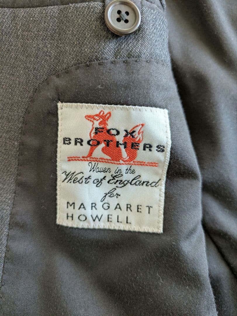✨極美品✨マーガレットハウエル テーラードジャケット FOX BROTHERS