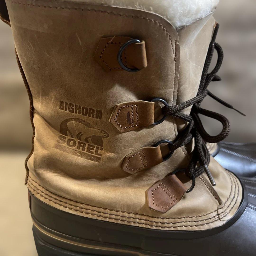 美品　SOREL BIGHORN ソレル　スノーブーツ　スノー　ブーツ　登山