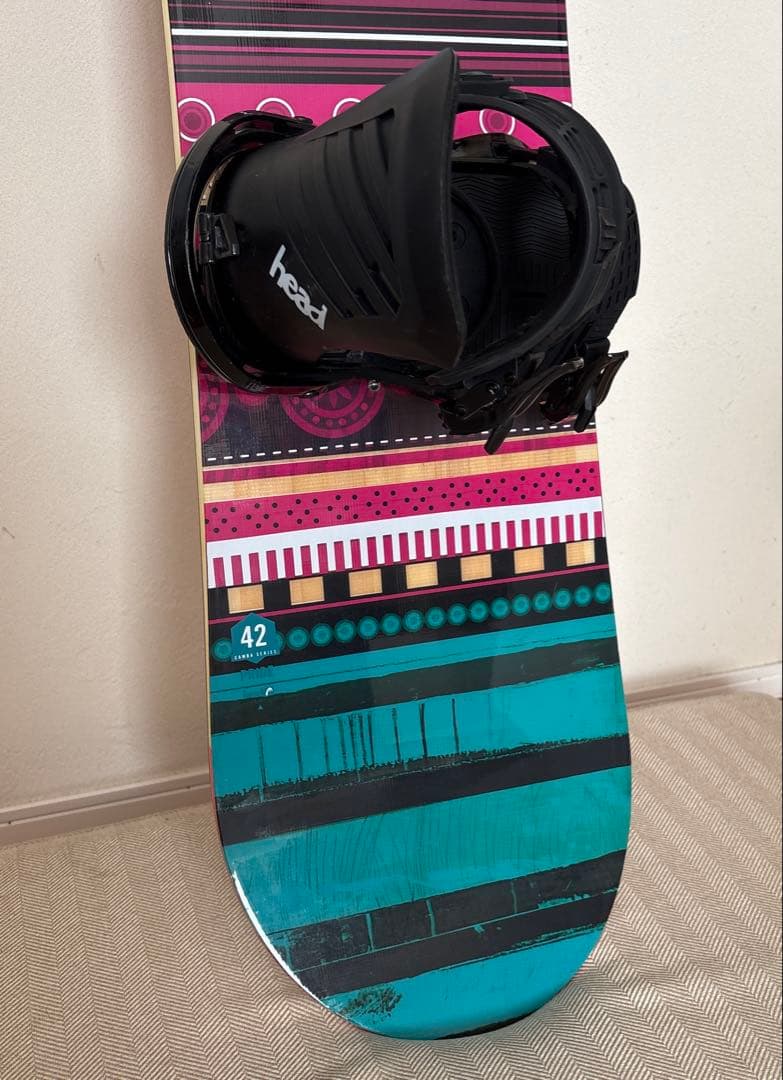 Head レディーススノーボードセットサイズ142cmビンディング付き