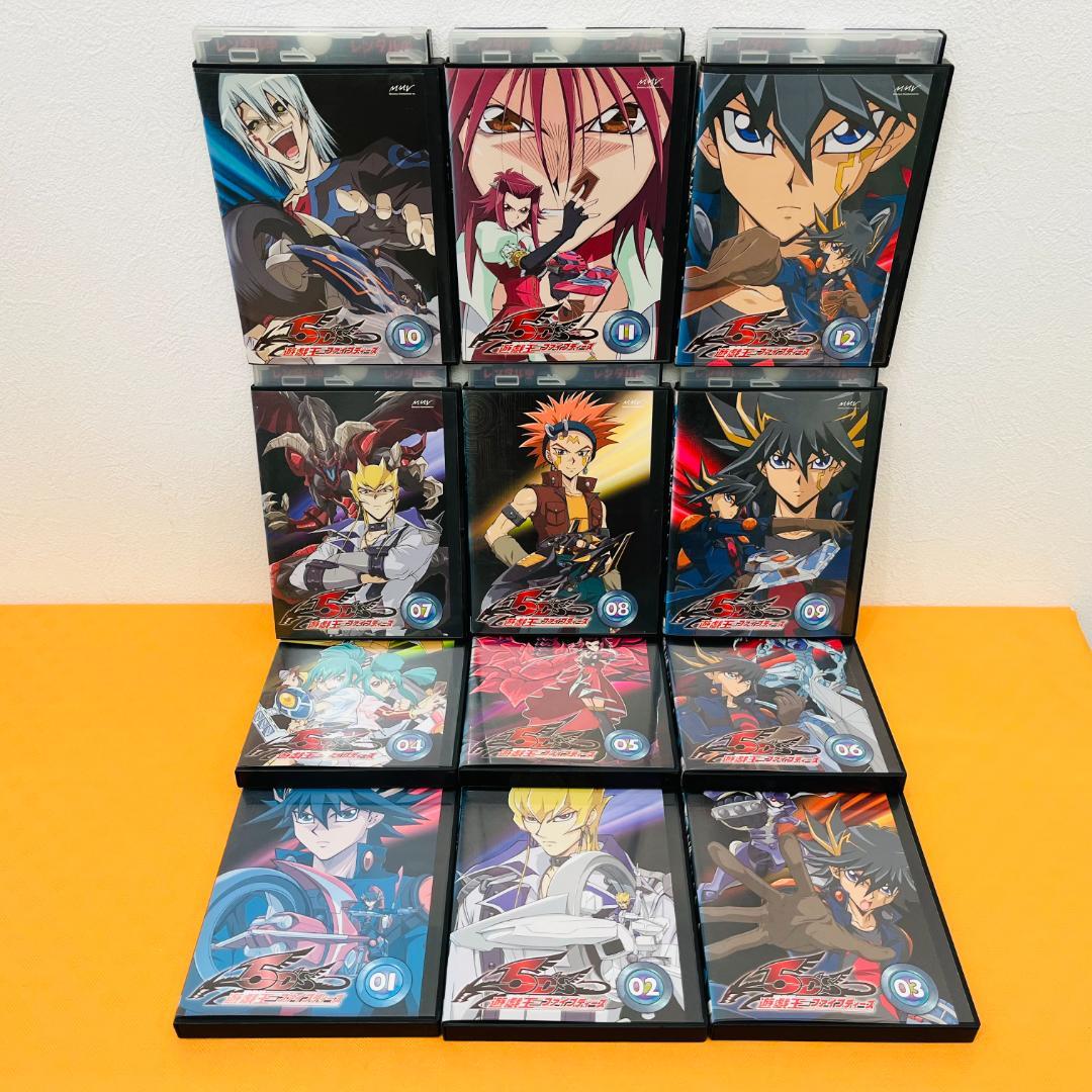 『遊戯王5D's ファイブディーズ』全39巻セット レンタル使用済DVD