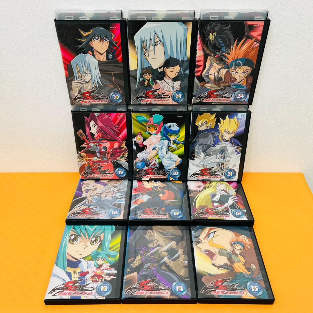 『遊戯王5D's ファイブディーズ』全39巻セット レンタル使用済DVD