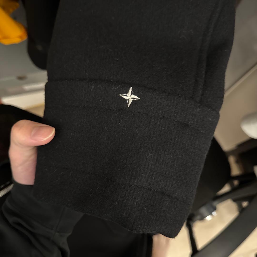 た*よ様 ストーンアイランド　ウール　メルトン　ピーコート　ダブルブレストコート