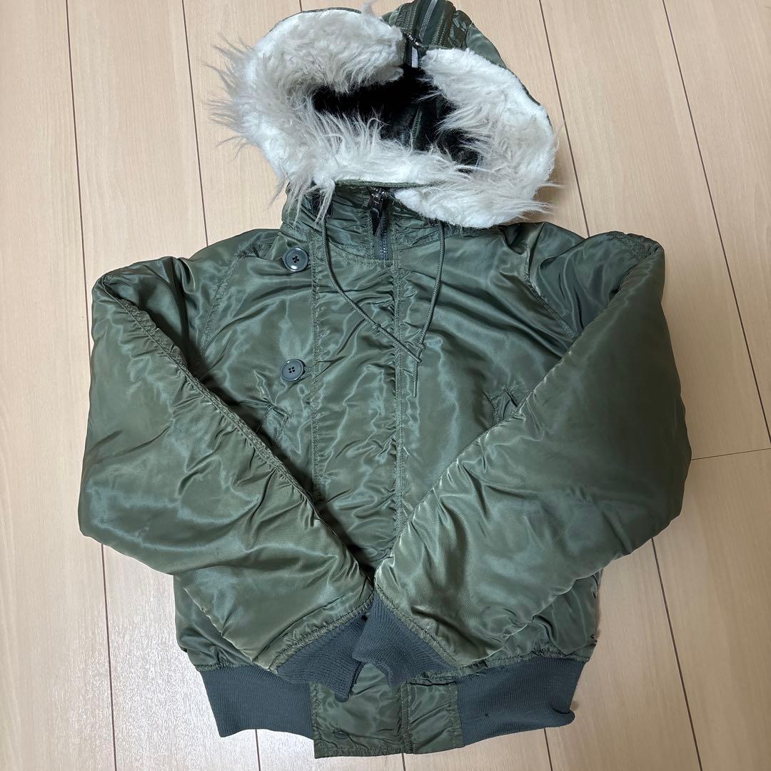 80年代旧タグアルファUSA製 IDEALジップ N-2B Sサイズ