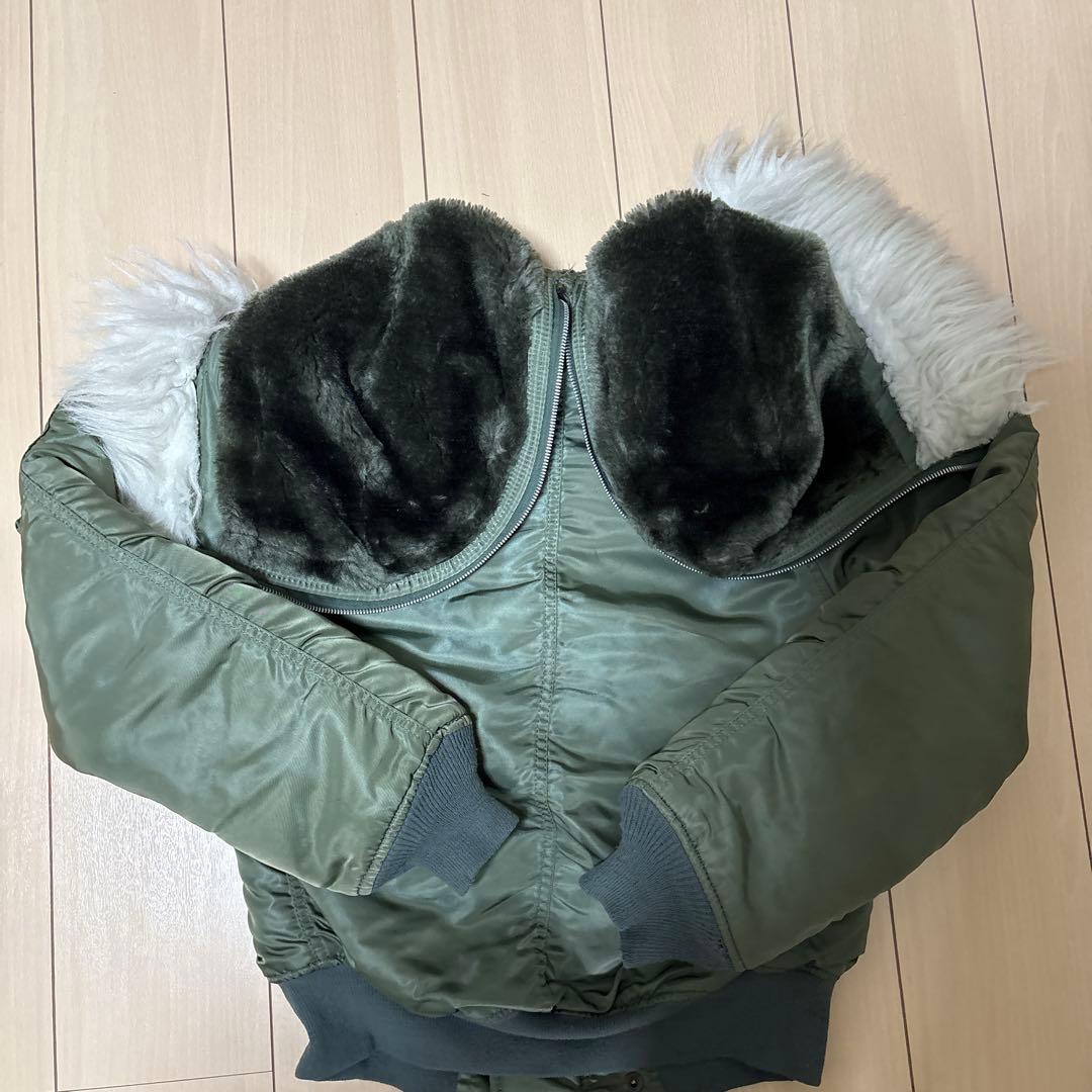 80年代旧タグアルファUSA製 IDEALジップ N-2B Sサイズ