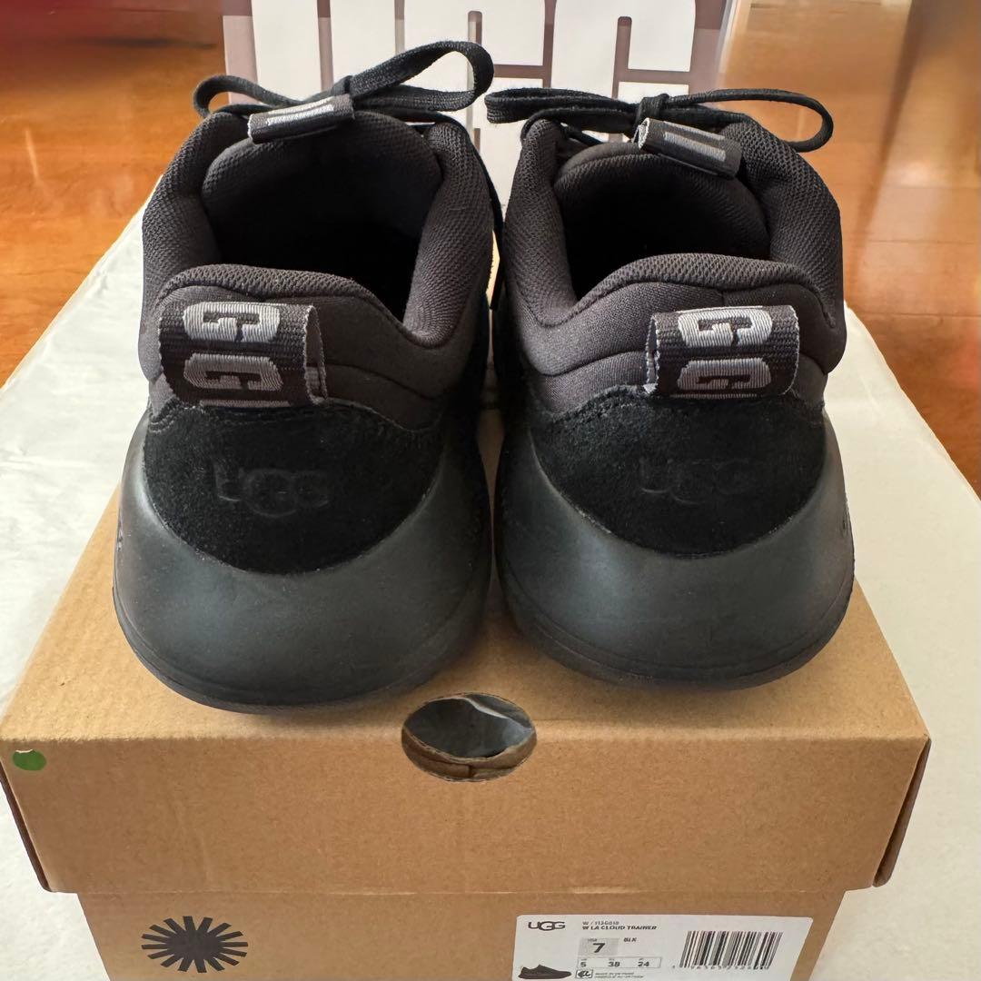 値下げ UGG アグ LA CLOUD TRAINER 厚底 スニーカー 黒