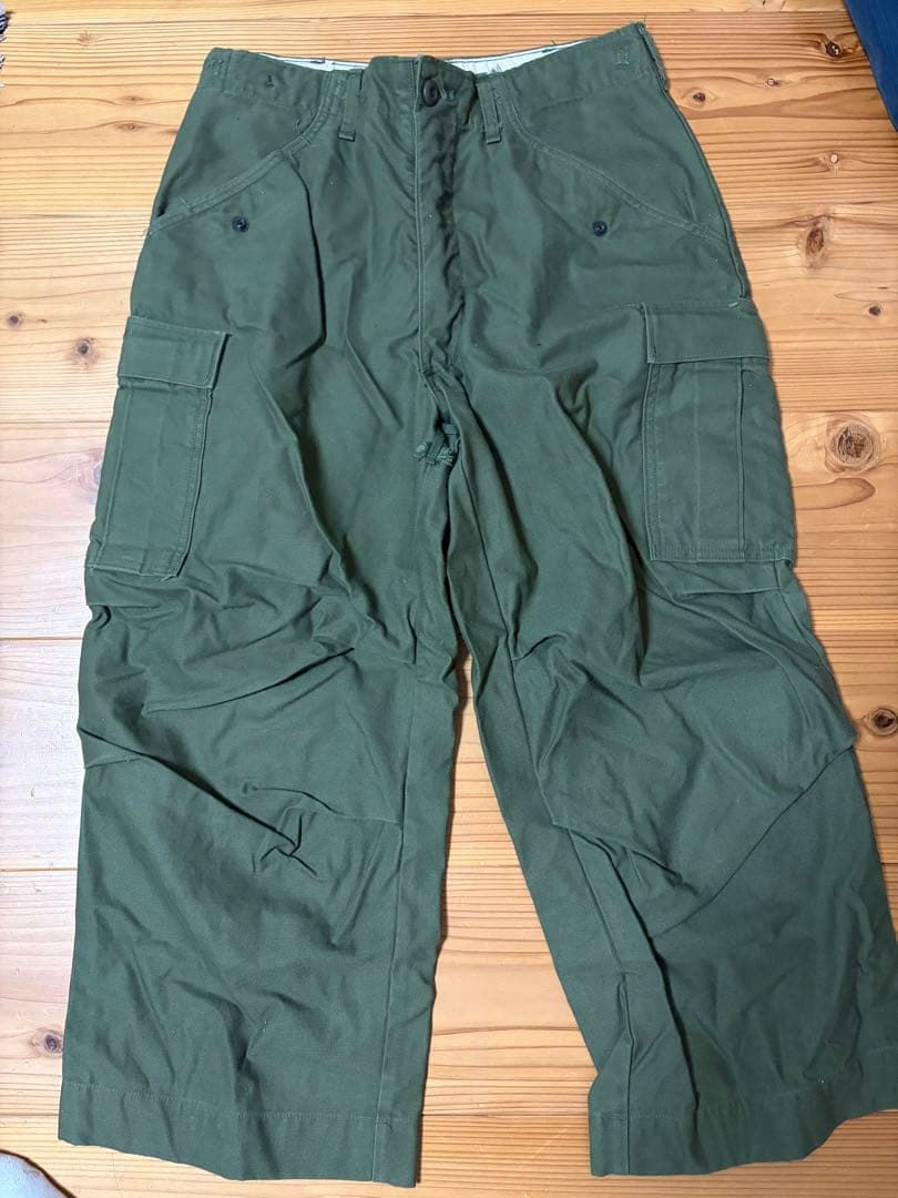 M65ミリタリーカーゴパンツ72年制　70s' 古着　米軍　USA制