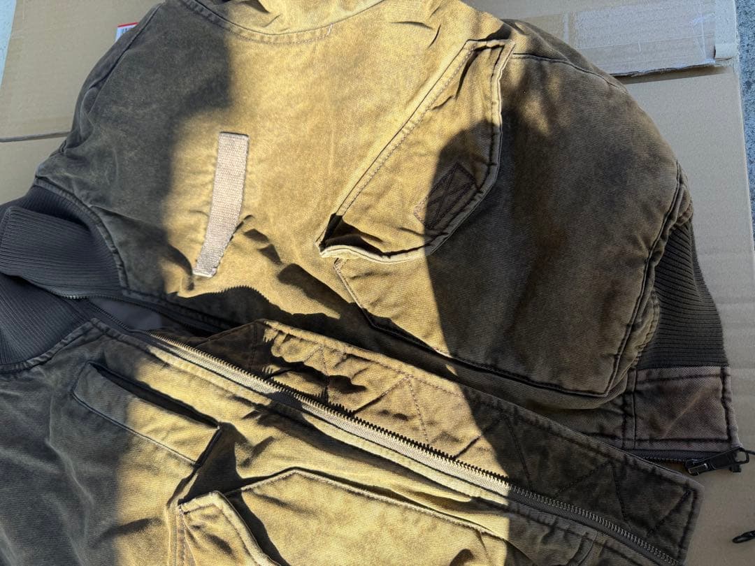 laguagem アウター　 BIG POCKET COTTON MA-1