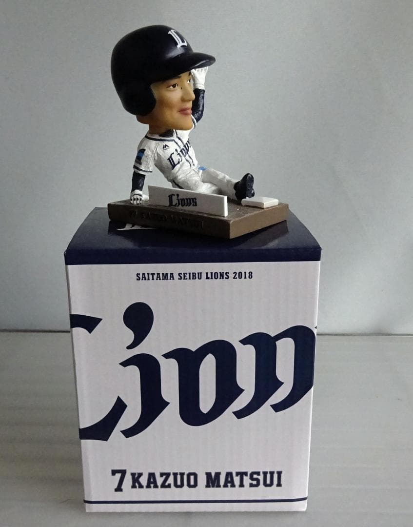 【埼玉西武ライオンズ】松井稼頭央選手(現監督） ボブルヘッド人形  非売品