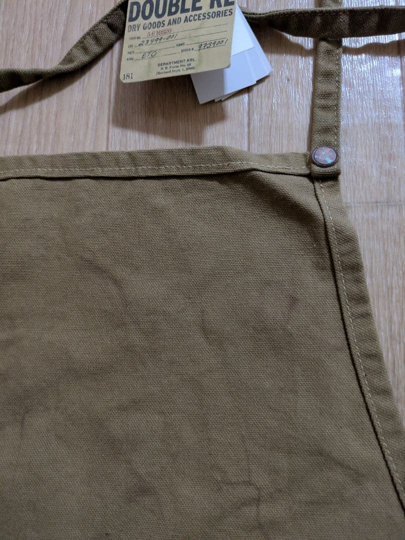 RRL カウボーイエプロン　ビンテージ加工　新品未使用