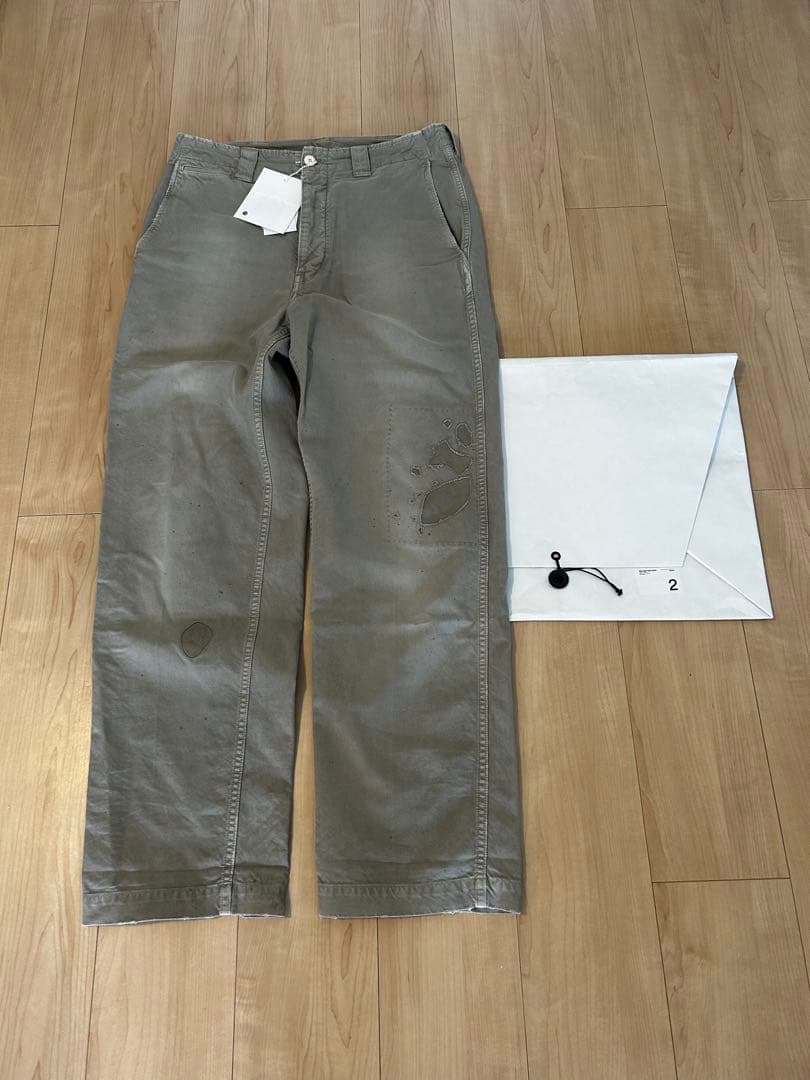 パンツ VISVIM 25SS WIDE CHINO PANTS CRASH
