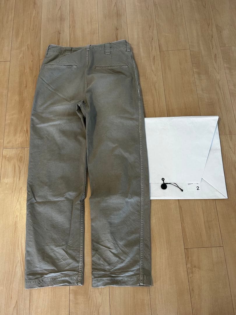 パンツ VISVIM 25SS WIDE CHINO PANTS CRASH