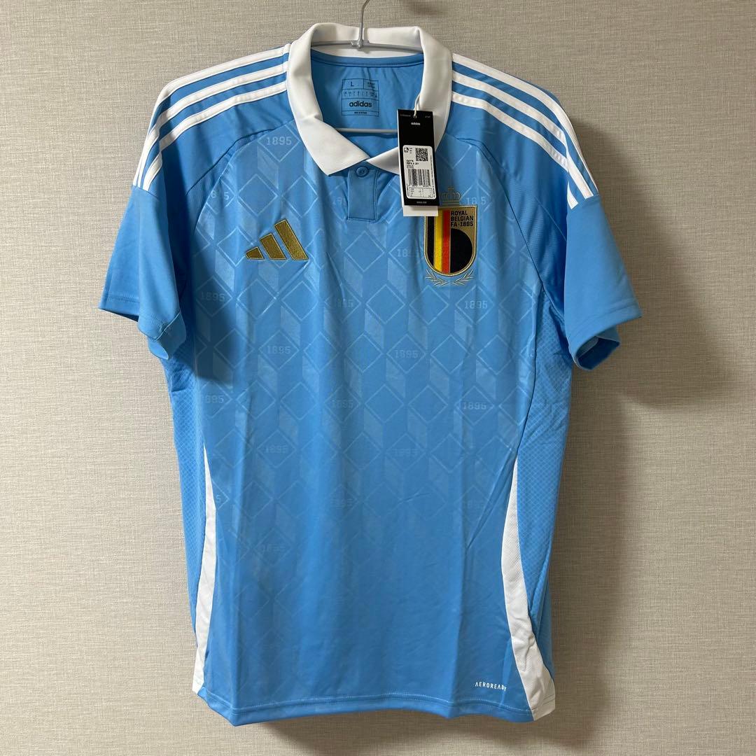 正規品新品☆ベルギー代表24/25アウェイユニフォーム Lサイズ☆タンタンの冒険