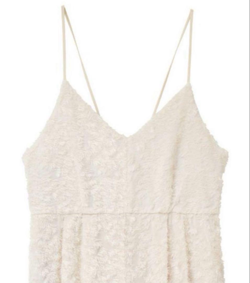 CLANE フリンジキャミソールオールインワン