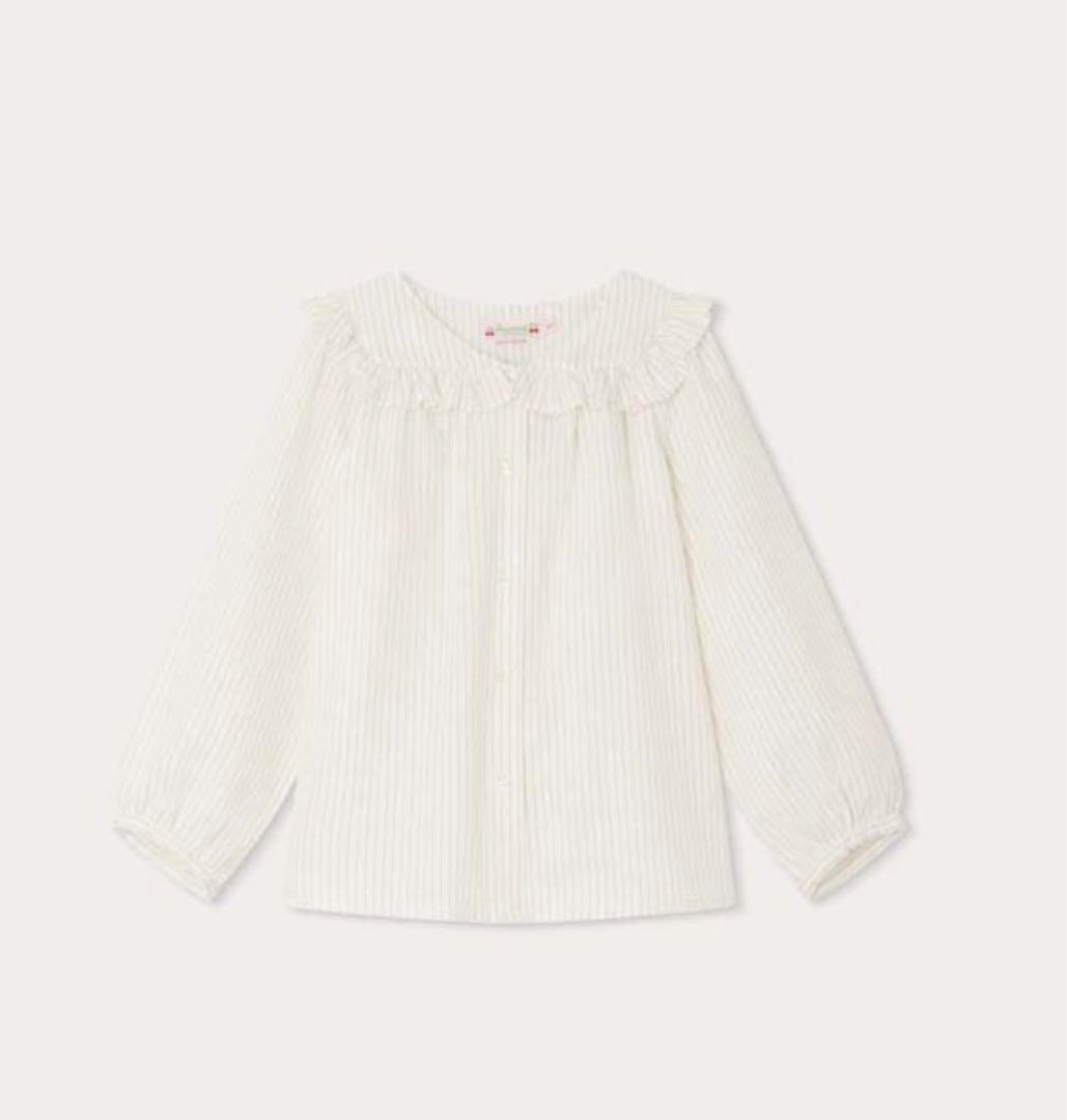 ボンポワン　Bonpoint フリル　ブラウス　14A