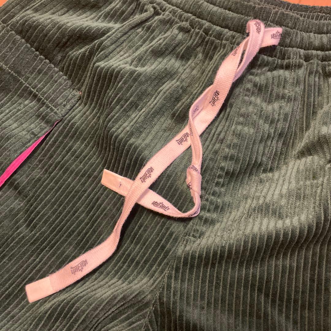 ［新品］ ヤンガオ　YANGAO ダークグリーン コーデュロイ ワークパンツ